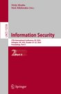 : Information Security, Buch