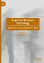 : Legal and Forensic Psychology, Buch