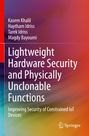 Kasem Khalil: Lightweight Hardware Security and Physically Unclonable Functions, Buch