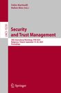 : Security and Trust Management, Buch