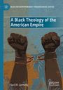 "A Black Theology of the American Empire", Karl W. Lampley. Zwei erhobene Fäuste brechen Ketten.
