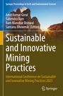 Titel: Sustainable and Innovative Mining Practices. Felsformation mit Sonnenstrahlen im Hintergrund. Springer-Logo unten.