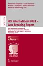 : HCI International 2024 - Late Breaking Papers, Buch