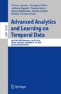 : Advanced Analytics and Learning on Temporal Data, Buch