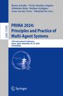 : PRIMA 2024: Principles and Practice of Multi-Agent Systems, Buch