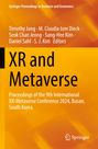 Titel: "XR and Metaverse". Konferenz: 9. XR-Metaverse 2024, Busan. Herausgeber: Jung, tom Dieck, Jeong. Hintergrund: Orange.