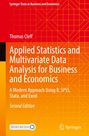 Thomas Cleff: Applied Statistics and Multivariate Data Analysis for Business and Economics, Buch