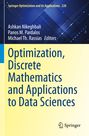 Optimization, Discrete Mathematics and Applications to Data Sciences, Buch