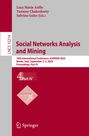 : Social Networks Analysis and Mining, Buch