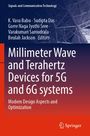 Buchtitel: Millimeter Wave and Terahertz Devices for 5G and 6G systems. Hintergrund: Technisches Design. Logo: Springer.