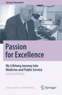 Passion for Excellence, Springer Biographies, Mann mit grauen Haaren betrachtet Mikroskop.