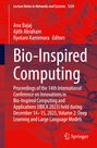 : Bio-Inspired Computing, Buch
