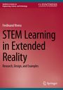Titel: "STEM Learning in Extended Reality". Autor: Ferdinand Rivera. Oben links weißer Text auf rotem Hintergrund. Springer-Logo unten rechts.