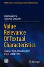 Olga Bogachek: Value Relevance Of Textual Characteristics, Buch
