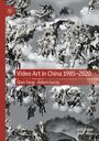 "Video Art in China 1985–2020, Qian Yang, Adam Geczy." Illustration von menschlichen Figuren auf Wolken.