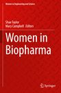 Buchtitel "Women in Biopharma", Herausgeber Shae Taylor, Mary Campbell, in rotem Design mit Rautenmuster.