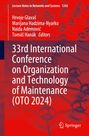 : 33rd International Conference on Organization and Technology of Maintenance (OTO 2024), Buch