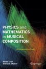 „PHYSICS and MATHEMATICS in MUSICAL COMPOSITION“, bunte Linienmuster und Logo von Springer.
