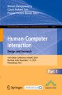 : Human-Computer Interaction. Design and Research, Buch