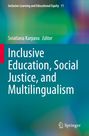 Titel: "Inclusive Education, Social Justice, and Multilingualism". Autor: Sviatlana Karpava. Grüner Hintergrund. Springer-Logo.