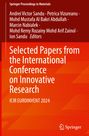 : Selected Papers from the International Conference on Innovative Research, Buch