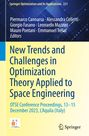 : New Trends and Challenges in Optimization Theory Applied to Space Engineering, Buch