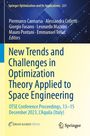 Buchtitel: "New Trends and Challenges in Optimization Theory Applied to Space Engineering". Konferenzdetails unten.
