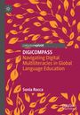 DIGICOMPASS: Navigating Digital Multiliteracies in Global Language Education. Sonia Rocca. Muster aus orangen Blättern.