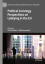 Titel: "Political Sociology Perspectives on Lobbying in the EU". Unten ein Gebäude mit mehreren Flaggen.