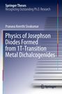 „Springer Theses“, „Physics of Josephson Diodes...“, abstrakte Treppengrafik mit vertikalen Farblinien.