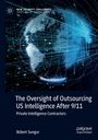 "The Oversight of Outsourcing US Intelligence After 9/11" von Bülent Sungur. Illustration: digitale Weltkarte mit Datenlinien.