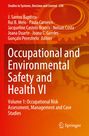 "Occupational and Environmental Safety and Health VI" in weißer Schrift auf orangefarbenem Hintergrund, rechts unten ein Springer-Logo.