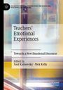 "Teachers' Emotional Experiences: Towards a New Emotional Discourse" von Saul Karnovsky und Nick Kelly. Abstrakte Farbflächen.