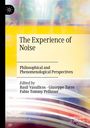 Cover: "The Experience of Noise: Philosophical and Phenomenological Perspectives." Herausgeber: Basil Vassilicos, Giuseppe Torre, Fabio Tommy Pellizzer. Farbhintergrund mit abstrakten Mustern.