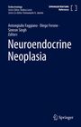 "Neuroendocrine Neoplasia" ist in weißer Schrift auf dunkelblauem Hintergrund. Springer-Logo unten.