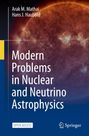 Titel: "Modern Problems in Nuclear and Neutrino Astrophysics." Autoren: Arak M. Mathai, Hans J. Haubold. Sonnendarstellung.