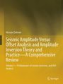 Text: "Hüseyin Özdemir. Seismic Amplitude Versus Offset Analysis and Amplitude Inversion Theory and Practice—A Comprehensive Review. Volume 1—Preliminaries of seismic inversion, and AVO Analysis." Links Text auf gelbem Hintergrund, rechts unten Springer-Logo.