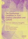 "The Posthuman Condition in 21st Century Literature and Culture. Interdisciplinary Insights. Gelbes Blattmuster, Logo oben links."