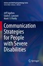 Cover mit Titel: "Communication Strategies for People with Severe Disabilities", Autoren und "Springer"-Logo.