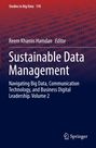Titel: Sustainable Data Management. Editor: Reem Khamis Hamdan. Hintergrund in Rot und Blau, Springer-Logo.