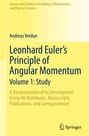 „Leonhard Euler’s Principle of Angular Momentum, Volume 1: Study“ von Andreas Verdun, gelber Hintergrund, Springer-Logo.
