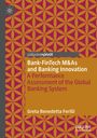 „Bank-FinTech M&As and Banking Innovation“ steht zentriert, darunter „Greta Benedetta Ferilli“. Hintergrundmuster aus Kreisen.