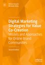 Text: "Digital Marketing Strategies for Value Co-Creation". Orange geometrischer Hintergrund.
