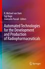 Titel: Automated Technologies for the Development and Production of Radiopharmaceuticals. Farbverlauf: Rot bis Blau.