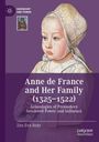 „Anne de France and Her Family (1325–1522)“, Zita Eva Rohr, Queenship and Power. Kind in historischer Kleidung auf lila Hintergrund.