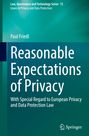 Paul Friedl: Reasonable Expectations of Privacy, Buch