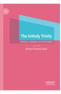 "The Unholy Trinity: Hindutva, Capitalism and Imperialism" von Bhabani Shankar Nayak, rosa Hintergrund, Logo oben links.
