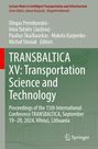 Cover eines Buches über die TRANSBALTICA XV Konferenz, grüne Farbgebung, technisches Thema, Springer-Logo.