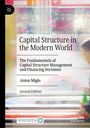 "Capital Structure in the Modern World" von Anton Miglo. Verschwommene bunte Schaufenster-Szene.
