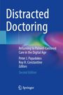 "Distracted Doctoring. Returning to Patient-Centered Care in the Digital Age." Blau mit Farbverlaufsakzenten. Springer-Logo.